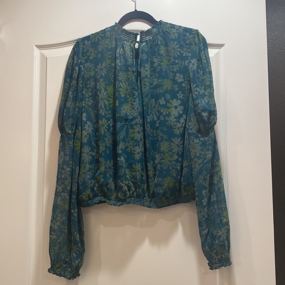 Free People FREE PEOPLE
Clarissa Floral Shirred Blouse NWT - Picture 4 of 5
